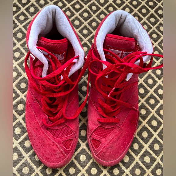 Everlast Red Suede trendy Lace-Up High-Tops - Picture 1 of 6